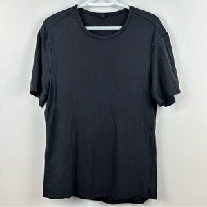 Lululemon Men’s Short Sleeve T Shirt Black Size M Athletic Casual